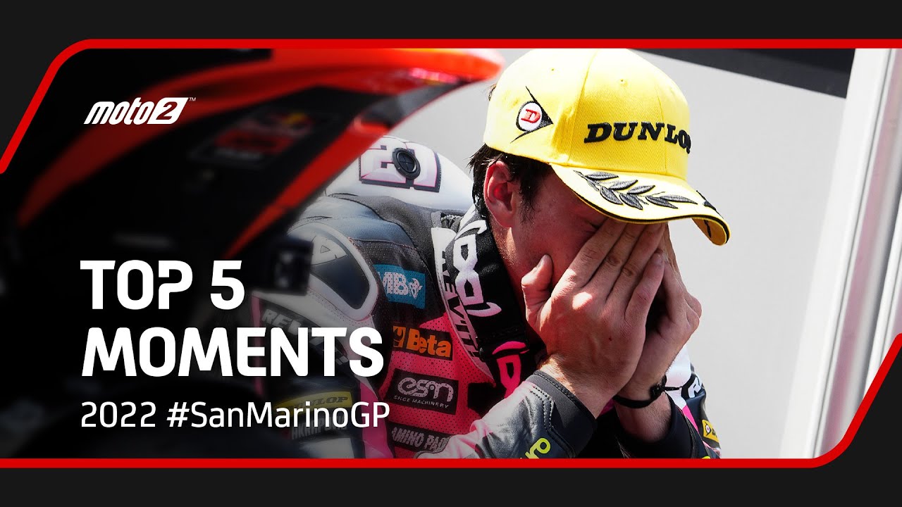 Moto2™ Top 5 Moments | 2022 #SanMarinoGP