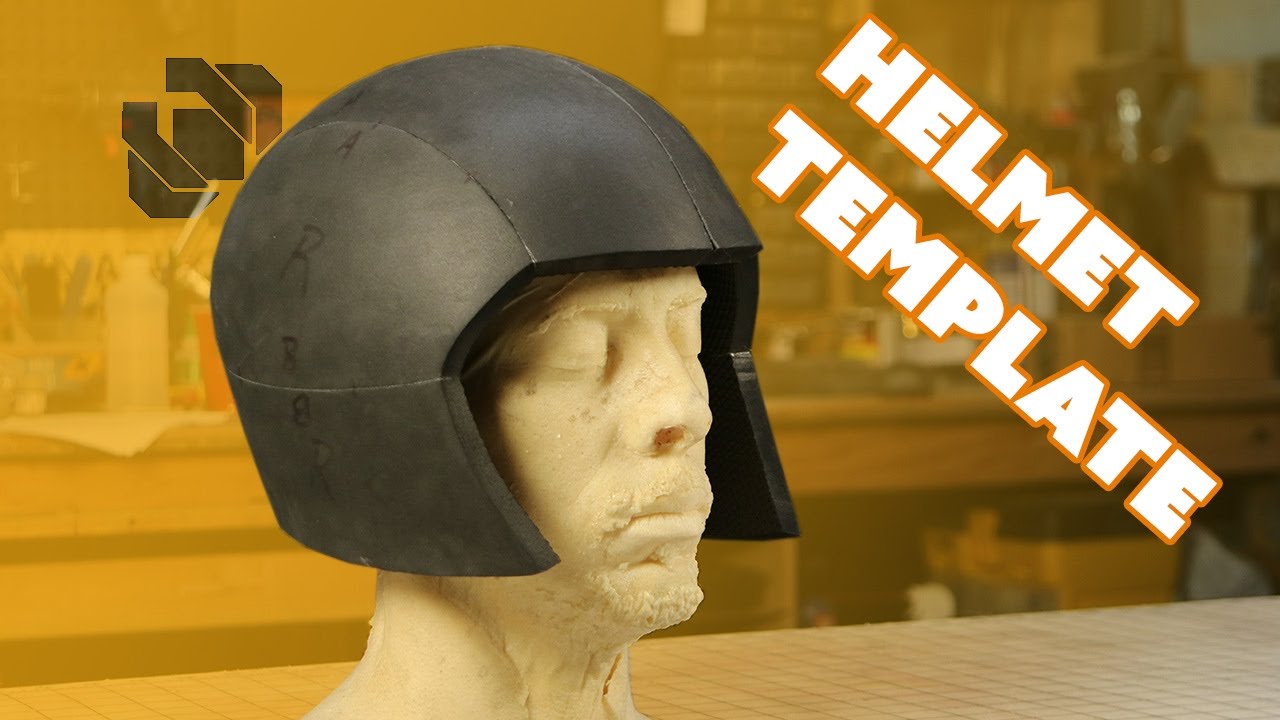 Basic Eva Foam Costume Helmet Template Tutorial Audiomanialt