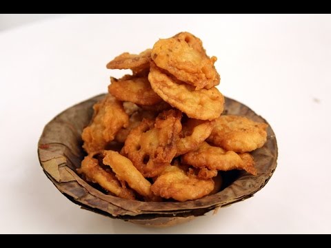 Kamal Kakdi ke Pakode | Sanjeev Kapoor Khazana - UCmoX4QULJ9MB00xW4coMiOw