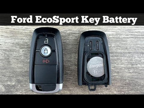 Come cambiare la batteria della chiave di una Ford Ecosport