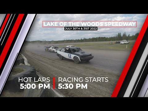 July 30th &amp; 31st 2022, Live on Cooleddown.tv from Lake of the Woods Speedway, Dinner Jacket Classic - dirt track racing video image