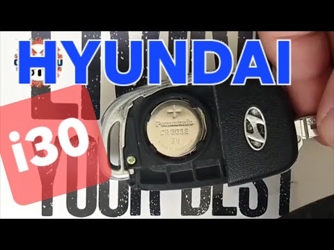 So ersetzen Sie die Schlüsselbatterie des Hyundai I30 - Hyundai I30 (GD ...