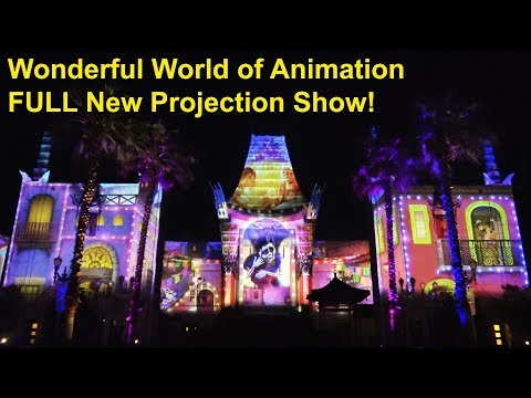 Wonderful World of Animation FULL New Projection Show at Disney's Hollywood Studios - Disney World - UCe-gHr2O_LP7t0YJYHZQZlg