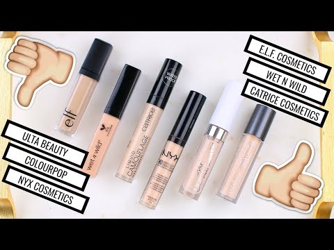 BEST AND WORST AFFORDABLE CONCEALERS! REVIEWS AND DEMOS - UCydYMBWbpGgt0RIfNVXGxCA