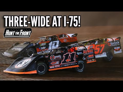 Tight Racing in Tennessee! Hunt the Front Series Opener at I-75 Raceway - dirt track racing video image