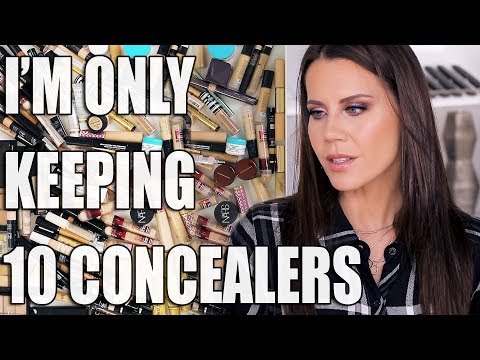 ONLY KEEPING 10 CONCEALERS | Bye Bye Fails - UC4qk9TtGhBKCkoWz5qGJcGg