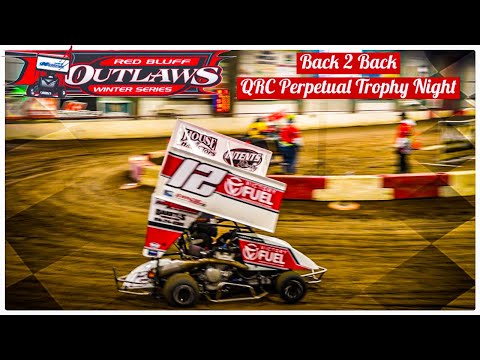 Back To Back QRC Perpetual Trophy Night! ONBOARD: 12 Landon Herny 250 Intermediate Red Bluff Outlaws - dirt track racing video image
