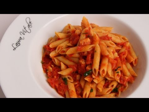 Pasta Arrabiata Recipe - Laura Vitale - Laura in the Kitchen Episode 340 - UCNbngWUqL2eqRw12yAwcICg