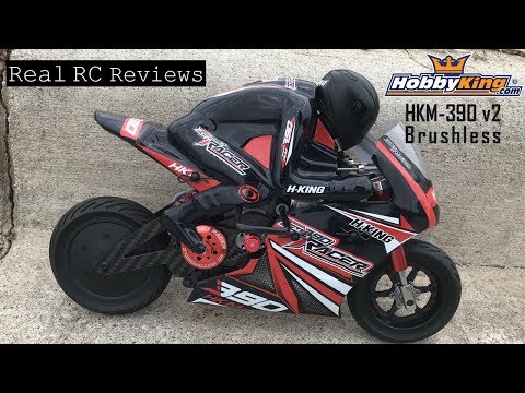 HobbyKing 1/8 HKM-390 Motorcycle V2 (Brushless) RTR Review (40MPH) | Real RC Reviews - UCF4VWigWf_EboARUVWuHvLQ