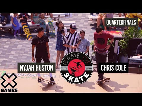 Nyjah Huston vs. Chris Cole Game of Skate Quarterfinals - World of X Games - UCxFt75OIIvoN4AaL7lJxtTg