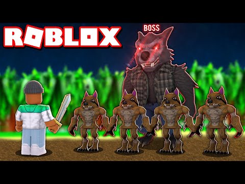 me vs the level 100 werewolf boss in roblox slaying simulator - how many players are in fortnite champion division