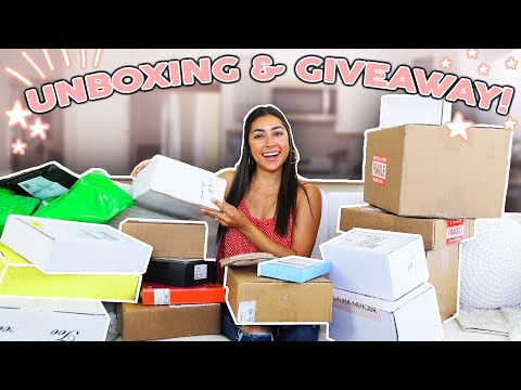 Huge PR Package Unboxing & Giveaway!! - UCrcYxVSkBgg9szDSwwZaNwg