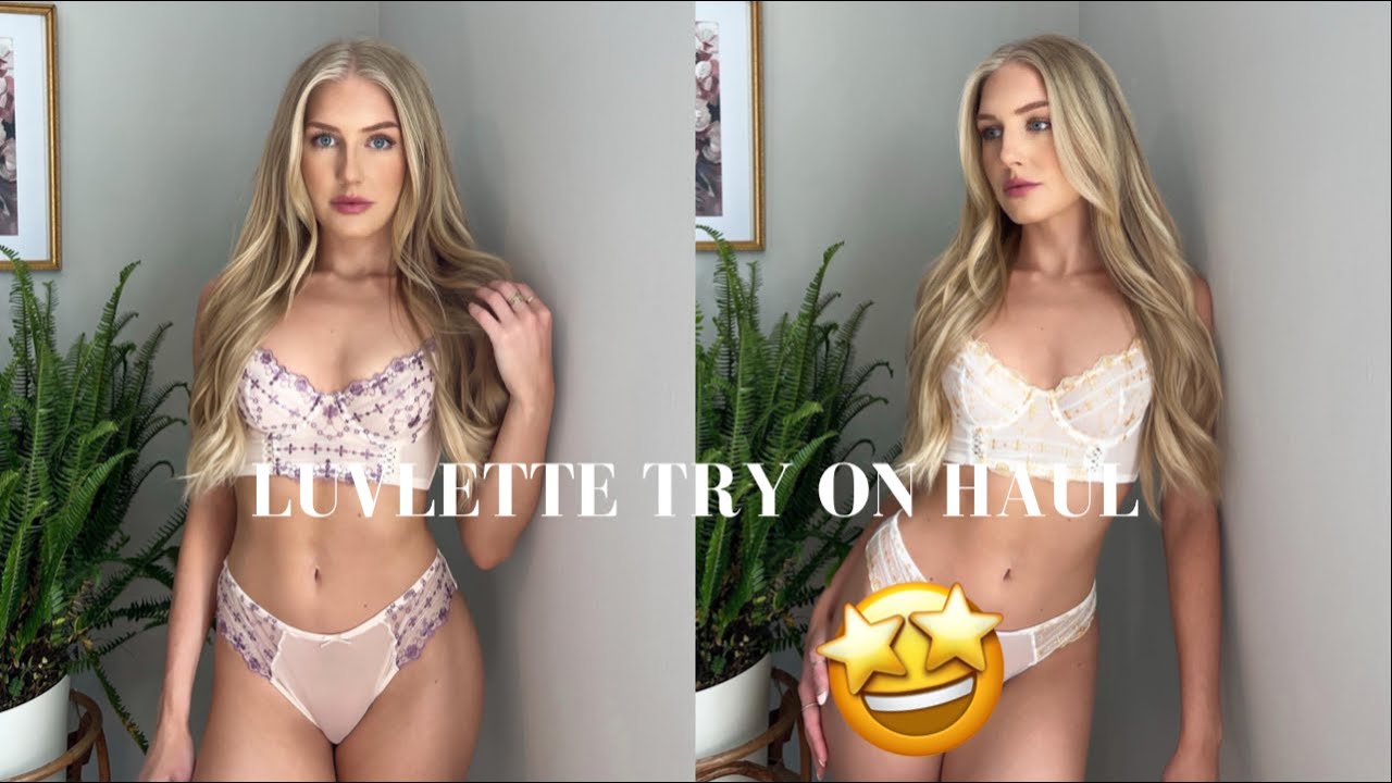 LUVLETTE LACED WITH LUV COLLECTION | TRY ON HAUL
