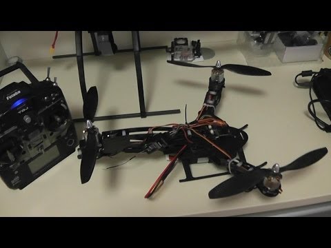 HJ-Y3 TriCopter with OpenPilot CC3D Indoor Maiden Flight - UCsFctXdFnbeoKpLefdEloEQ