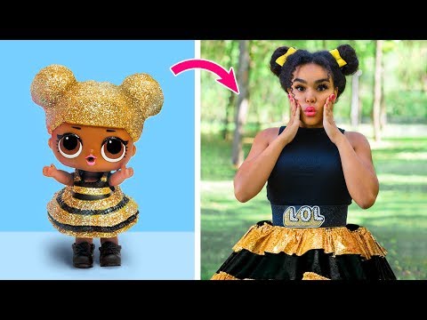 LOL Surprise Dolls In Real Life / 10 LOL Surprise Hairstyle And Clothes Ideas - UCWwqHwqLSrdWMgp5DZG5Dzg