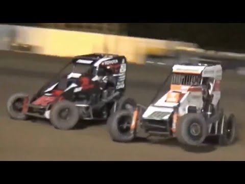 HIGHLIGHTS: USAC NOS Energy Drink National Midgets | Jefferson County Speedway | 7/16/2022 - dirt track racing video image