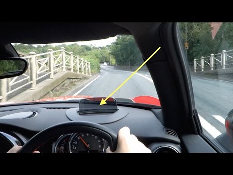 HUD - Demonstration of a Heads Up Display in a 2015 Mini Cooper - UC5I2hjZYiW9gZPVkvzM8_Cw
