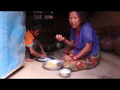 How to cook food maize flour and how to cook meat in traditional way