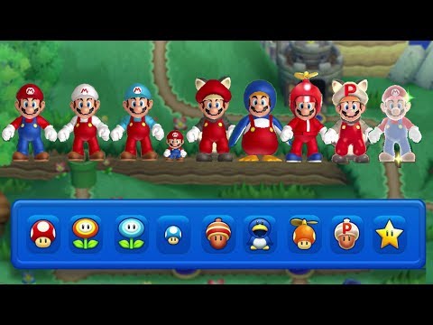 New Super Mario Bros. U - All Power-Ups - UCg_j7kndWLFZEg4yCqUWPCA