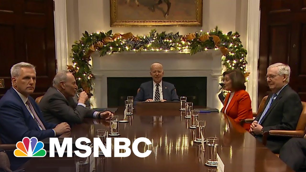 ‘There’s A Lot To Do’: Biden Meets With Congressional Leaders
