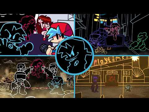 Playable Funkin Remnants All 34 Mixes + All Ranks and Deaths - Friday Night Funkin' REMNANTS