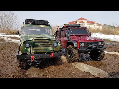 УАЗ против Land Rover ... Сравнительный тест-драйв (SCX10 и TRX-4) - UCX2-frpuBe3e99K7lDQxT7Q