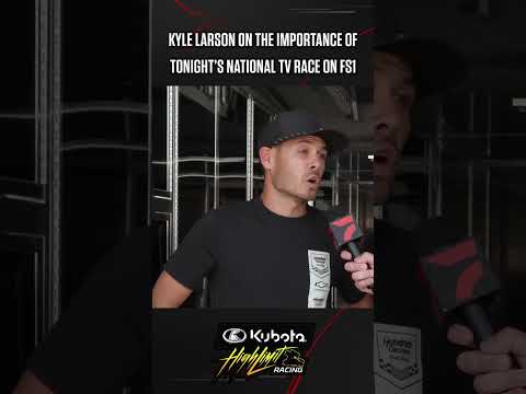😁 &quot;I think it's a big night for the sport.&quot; Larson is ready for Sprint Cars on national tv (FS1). 🏁 - dirt track racing video image