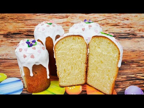 Уникальный рецепт ПЫШНОГО КУЛИЧА  без замеса руками - получается всегда!