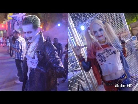 Suicide Squad Characters Meet & Greet Cosplay - Six Flags Fright Fest -  Joker & Harley Quinn - UCbDGvfJHf0r_WjS9voB8POA