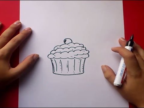 Como dibujar un pastel facil - Imagui