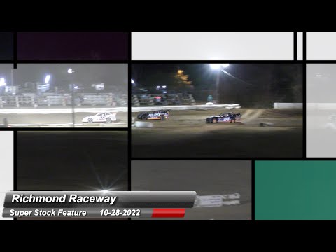 Richmond Raceway - Super Stock Feature - 10/28/2022 - dirt track racing video image