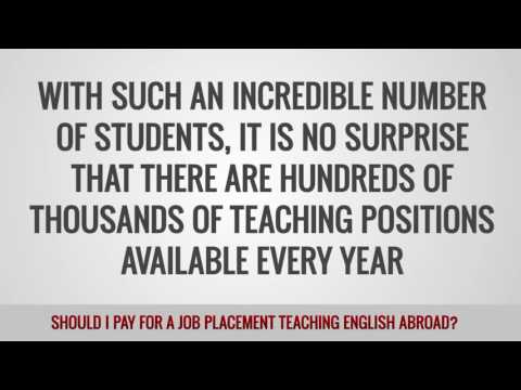 video about a TEFL job placement payment