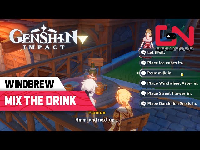 Genshin Impact Margaret Drink Quest Guide | Mix the Drink Windbrew