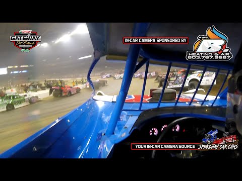 #71 Hudson O'Neal - A-Main at the Gateway Dirt Nationals 2024 Super Late Model - dirt track racing video image