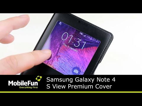 Official Samsung Galaxy Note 4 S View Flip Cover Case Review - UCS9OE6KeXQ54nSMqhRx0_EQ