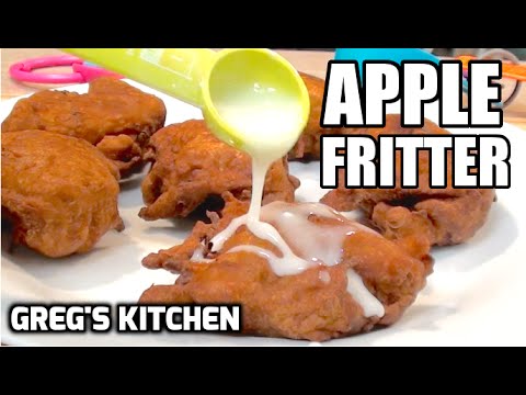 HOW TO MAKE AN APPLE FRITTER - Greg's Kitchen - UCGXHiIMcPZ9IQNwmJOv12dQ