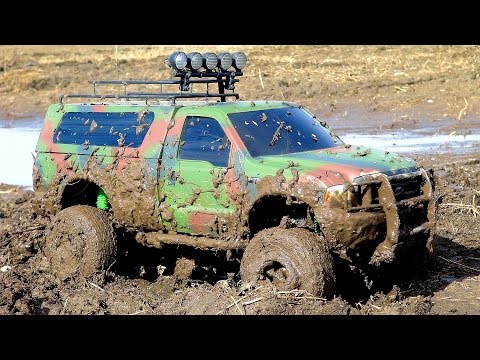 RC ADVENTURES - Street Truck STUCK in MUD - Tamiya Ford F-350 Highlift 4x4 - UCxcjVHL-2o3D6Q9esu05a1Q