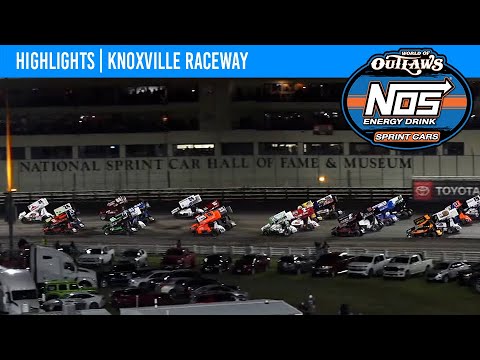 World of Outlaws NOS Energy Drink Sprint Cars | Knoxville Raceway | June 10th, 2023 | HIGHLIGHTS - dirt track racing video image