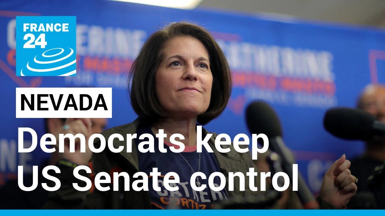 Democrats keep control of US Senate after Cortez Masto wins in Nevada • FRANCE 24 English