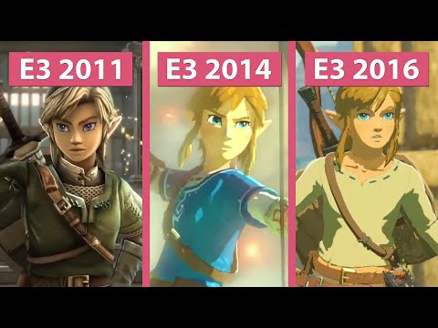 The Legend of Zelda – Breath Of The Wild E3 2014 2016 & 2011 Tech Demo Trailer Graphics Comparison - UCy1-UfHBaFlQHDLNU9lYiyQ