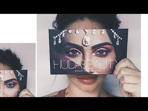 HUDA BEAUTY DESERT DUSK PALETTE // Beginner Friendly Eye tutorial - UCcZ2nCUn7vSlMfY5PoH982Q