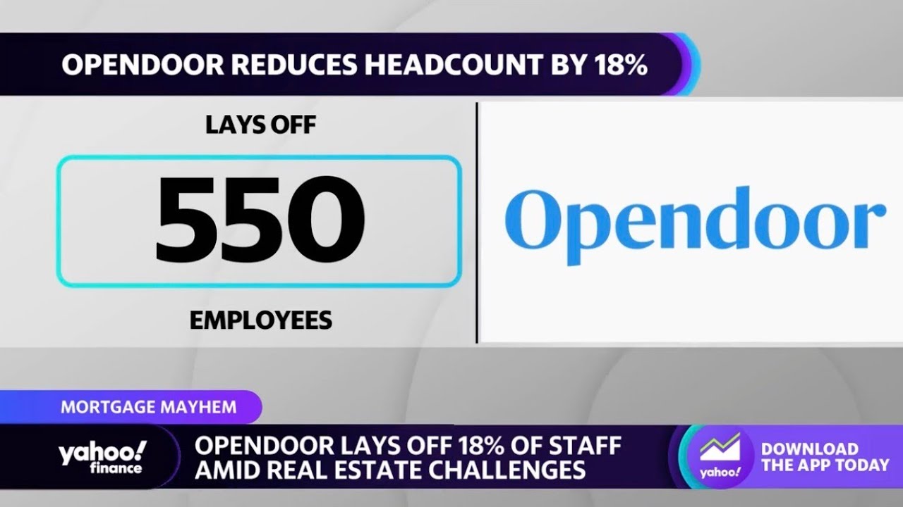 Opendoor lays off 18% of staff amid real estate market slowdown, rising mortgage rates