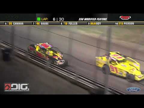Airborne Park Speedway | Modified Feature Highlights | 8/21/25 - dirt track racing video image