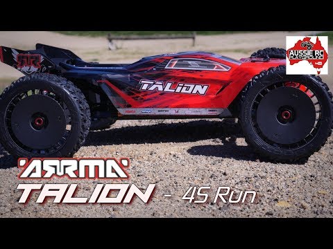 ARRMA Talion 6S 2018 first run w/16T pinion on 4S - UCOfR0NE5V7IHhMABstt11kA