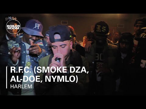 R.F.C. (Smoke DZA, Al-doe, NymLo) Cypher - Boiler Room Rap Life Harlem - UCGBpxWJr9FNOcFYA5GkKrMg