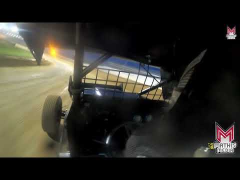 #9 Abigayle Lett - 305 Sprint Car - 4-20-2024 I-70 Speedway - In Car Camera - dirt track racing video image