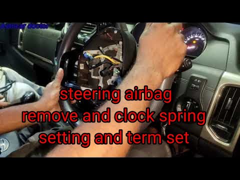 How do I remove the Tata Hexa's steering wheel airbag? - Tata Hexa (MK 1)