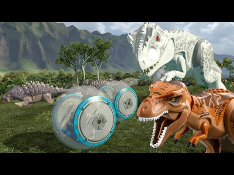 LEGO Jurassic World - All Dinosaur Chase Sequences (Indominus Rex, T. Rex, etc) - UCg_j7kndWLFZEg4yCqUWPCA