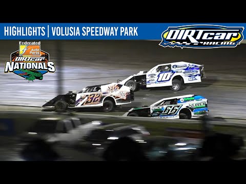 DIRTcar UMP Modifieds | DIRTcar Nationals | Volusia Speedway Park | February 6, 2025 | HIGHLIGHTS - dirt track racing video image