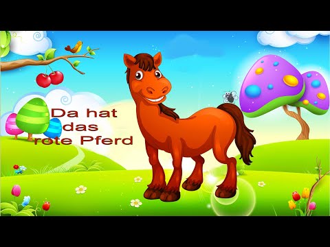 Kinderlied - Das rote Pferd - Bewegungslied mit Liedtext und Bewegungsbeschreibung